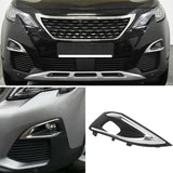 Front Bumper Fog Light Cover Grille Trim