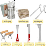 30pc Beekeeping Equipment Tool Bee Hive Smoker Queen Catcher Beehive Supplie Kit