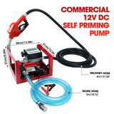 Electric Diesel Fuel Transfer Pump Self-Priming 150W 12V 120L/Min Oil Extractor