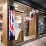 LED Sign Lamp Barber Pole Light Rotating Hair Salon
