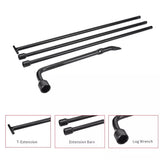 4Pcs Jack Spare Wheel Winch Winder Handle Set