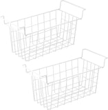 2 Pack Deep Freezer Organizer Bins Stackable Freezer Organizer Baskets