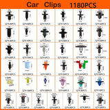 1300PCS Car Push Retainer Clip Door Panel Trim Kit Bumper Fender Panel Clips Car