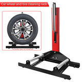 Portable Wheel Coating Stand Detailing Roller Stand Wheel Tyre Cleaning Stand
