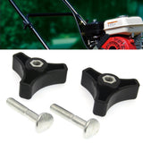 2/4PCS Triangle Handle Knob Nut Screw Bolt For Honda Lawn Mower Parts Replace