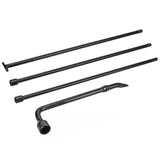 4Pcs Jack Spare Wheel Winch Winder Handle Set