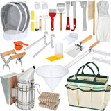 30pc Beekeeping Equipment Tool Bee Hive Smoker Queen Catcher Beehive Supplie Kit