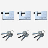 High Security 5 Pack 70mm Container Padlock with 3 Keys Garage Trailer Lock Box