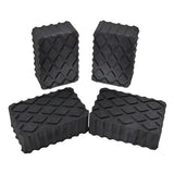 4Pcs Ramp Jacking Rubber Blocks Universal Scissor Car Lift Pad
