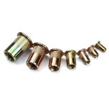 Rivet Nut Tool Kit Zinc Steel Rivnut Insert Threaded
