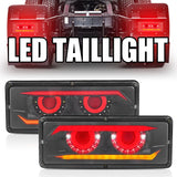2X LED Tray Back Ute Trailer Truck Flowing Turn Signal Tail Brake Lights