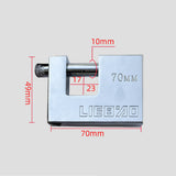 High Security 5 Pack 70mm Container Padlock with 3 Keys Garage Trailer Lock Box