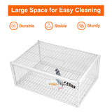 Feral Pigeon Trap Humane Pest Control Multi Trap Catch Foldable W/ Four Channel