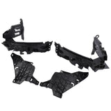 Headlight Mounting Support Bracket + Plate 4Pcs Kit