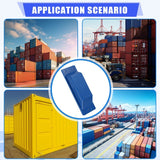 10PCS Shipping Container Air Vent Kit Heavy Duty Shipping Container Blue