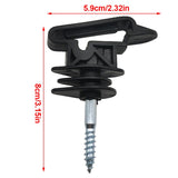 50X 40mm 20mm Screw In Poly Fencing Clips