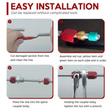 800-643 5/16'' Aluminum Line Splice Repair Kit Works for A/C, coolant Etc