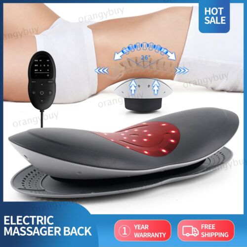 Electric Therapy Lumbar Waist Traction Massager Back Neck Massager Household AU