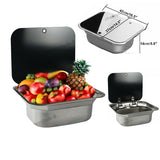 RV Caravan Camper Metal alloy fruit basket vegetables storage basket box case