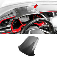 FOR HONDA CIVIC 10TH GEN 2016-2021 FRONT DASHBOARD COVER TRIM CARBON FIBER LOOK