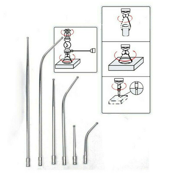 6pcs Dial Test Coaxial Centering Indicator Centre Finder Milling Tool Needle Set