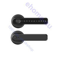 Fingerprint Smart Door Lock Electronic Handle Bluetooth APP Digital Password Key