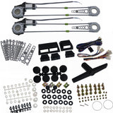 Universal Electric Power Window Conversion Kit 2 Door Roll Up SUV Van Car