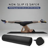 Yoga Mats 0.39/0.59 inch (10/15mm) Thick Gym Mat Non Slip With Carry Strap & Bag