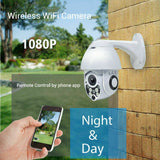 1080P WiFi Outdoor Dome Camera Wireless Security Night Vision 4X Zoom AU Stock