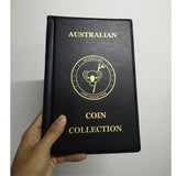 1/2pcs Australian 50c Coin Album for 50c 50 Cent Coin Collection 150 Large slots
