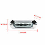 20X Caravan 4-LED SIDE MARKER CLEARANCE LIGHTS CAR TRAILER TRUCK 12V 24V - WHITE