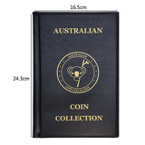 150 Slots AUSTRALIAN 50c COIN ALBUM for 50c 50 Cent Coin COLLECTION BLACK COLOUR