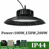 200W UFO HIGH LOW BAY WORK LED LIGHT WAREHOUSE FACTORY WORK SHOP FLOOD DOWN LAMP