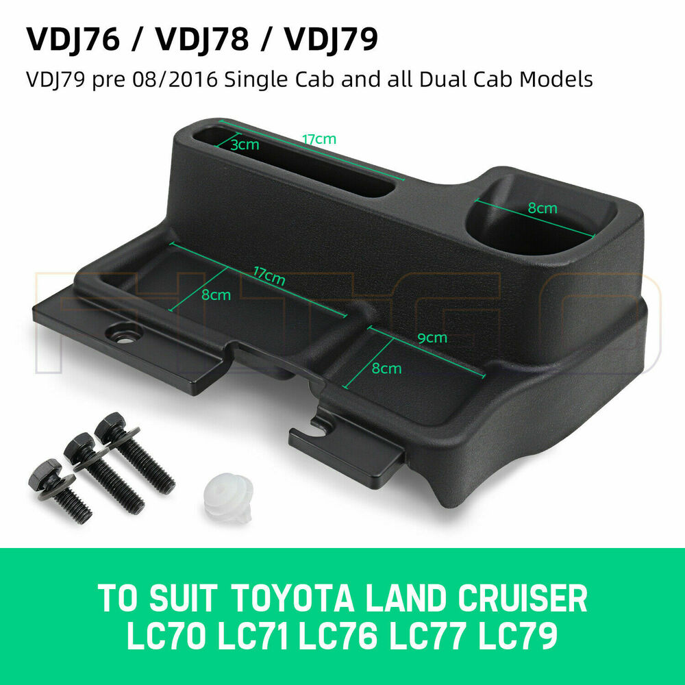 Lc79 Service Box Centre Console Storage box fr Toyota LC70 LC71 LC76 LC77 LC79 Series L ...
