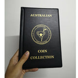 150 Slots AUSTRALIAN 50c COIN ALBUM for 50c 50 Cent Coin COLLECTION BLACK COLOUR