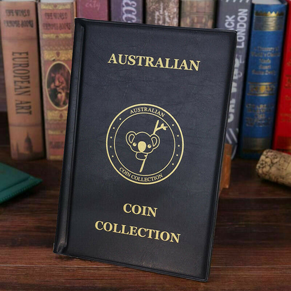 150 Slots AUSTRALIAN 50c COIN ALBUM for 50c 50 Cent Coin COLLECTION BLACK COLOUR